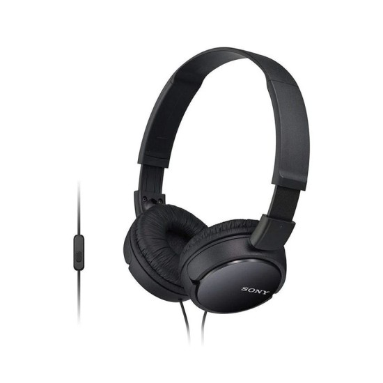 Sony MDR-ZX110 con Micrófono Negro · Auriculares Plegables