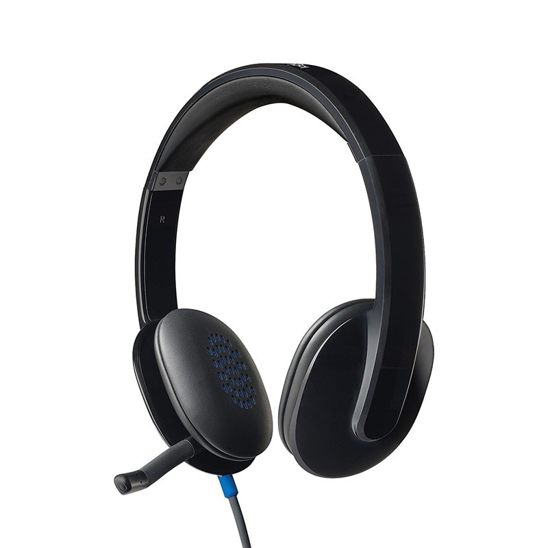 Logitech H540 · Auriculares USB para PC y Teletrabajo