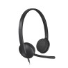 Auriculares Logitech H340 con Micrófono, Negro