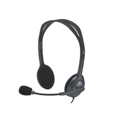 Logitech H111 con Micrófono Negro · Auriculares Stereo