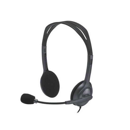 Logitech H111 con Micrófono Negro · Auriculares Stereo