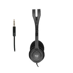 Logitech H111 con Micrófono Negro · Auriculares Stereo