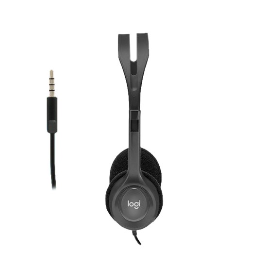 Logitech H111 con Micrófono Negro · Auriculares Stereo
