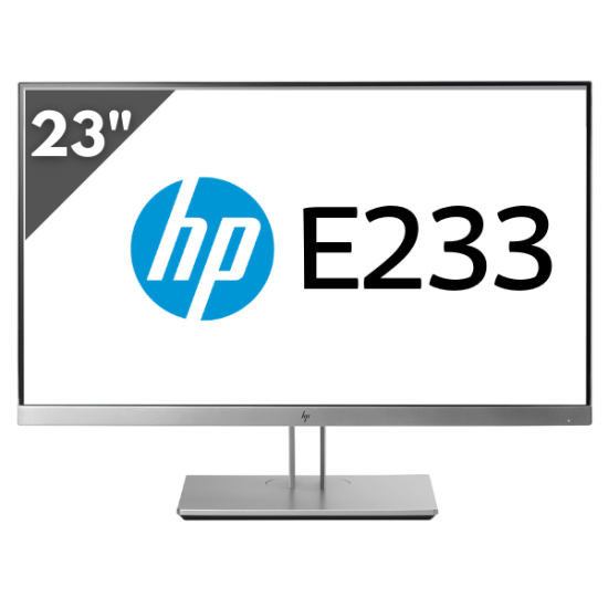 HP EliteDisplay E233 23" IPS Full HD Monitor Profesional