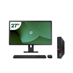 Pack Lenovo M75Q G1 Tiny AMD Ryzen 3 + Monitor 27" + Teclado/Ratón + WiFi USB
