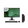 Pack Lenovo M75Q G1 Tiny AMD Ryzen 3 PRO 3200GE 16GB SSD 256GB + LCD 23" + Tecl y Ratón Inalámbrico + WiFi