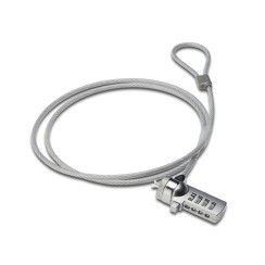 Cable Seguridad Ewent EW1241 con Combinación para Portátil