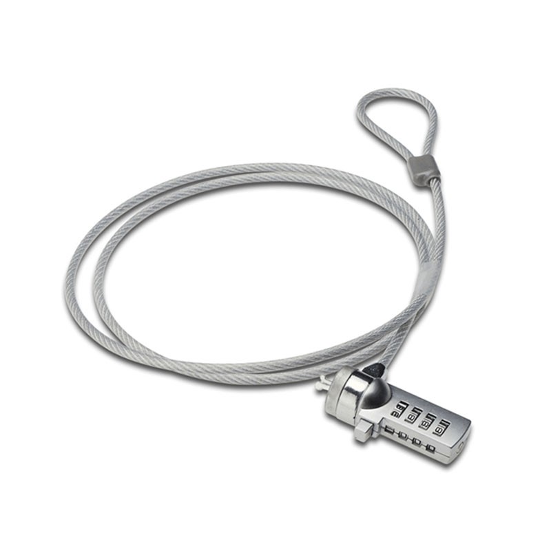 Cable Seguridad Ewent EW1241 con Combinación para Portátil