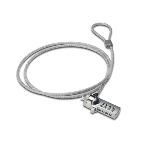 Cable Seguridad Ewent EW1241 con Combinación para Portátil