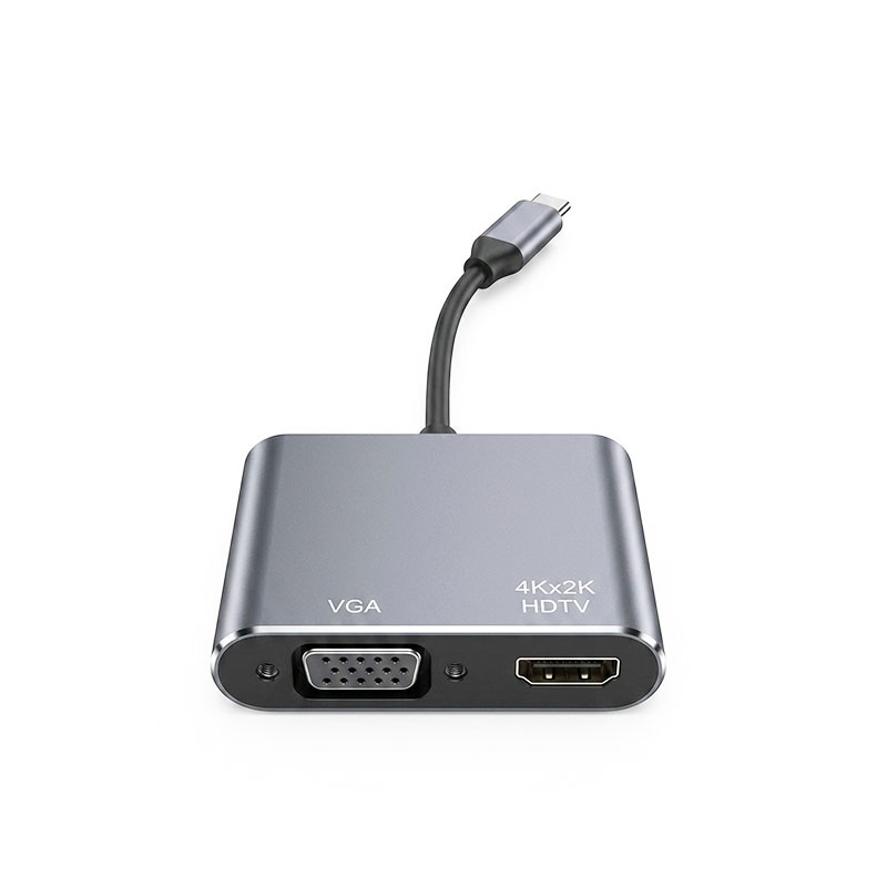 Convertidor USB-C a HDMI, USB-C 3.0 divisor compatible 3 en 1, 4K, PD, Carga Rápida, Nuevo