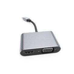 Convertidor USB-C a HDMI, USB-C 3.0 divisor compatible 3 en 1, 4K, PD, Carga Rápida, Nuevo