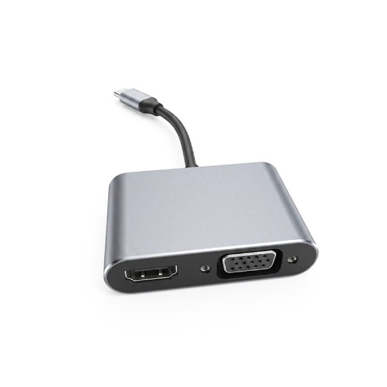Convertidor USB-C a HDMI, USB-C 3.0 divisor compatible 3 en 1, 4K, PD, Carga Rápida, Nuevo
