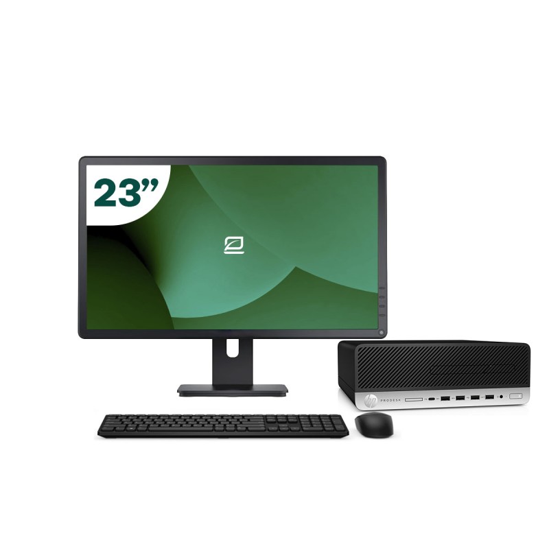 Pack HP 600 G4 SFF i5 8500 + Monitor 23" + Teclado/Ratón + WiFi USB