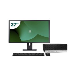 Pack HP 600 G4 SFF i5 8500 + Monitor 27" + Teclado/Ratón + WiFi USB