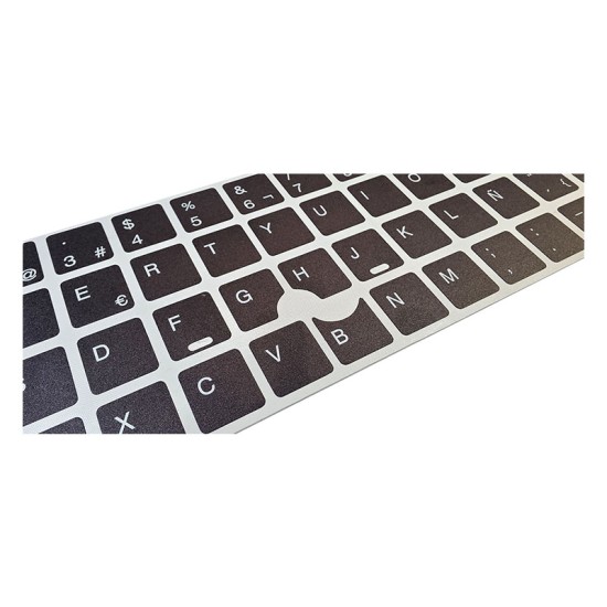Kit Pegatinas Teclado Español HP · Fondo UV · ANSI e ISO