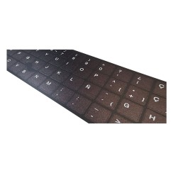 Kit Pegatinas Teclado Español HP · Fondo UV · ANSI e ISO