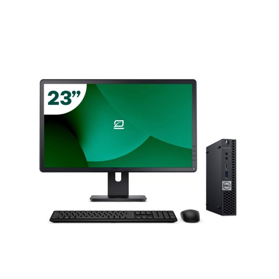 Pack Dell 3060 Micro i5 8500T + Monitor 23" + Teclado/Ratón + WiFi USB