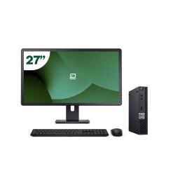Pack Dell 3060 Micro i5 8500T + Monitor 27" + Teclado/Ratón + WiFi USB