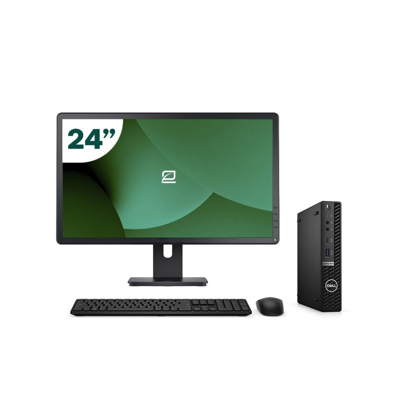 Pack Dell 5090 Micro i5 11500T + Monitor 24" + Teclado/Ratón + WiFi USB