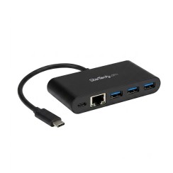 StarTech Adaptador USB-C Multipuertos US1GC303APD · 3x USB 3.0 · RJ45