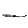 Adaptador Multipuertos 10 en 1 USB-C HUB 4x USB 1x USB-C RJ45 HDMI VGA Jack 3.5 Lector SD/MicroSD, A+