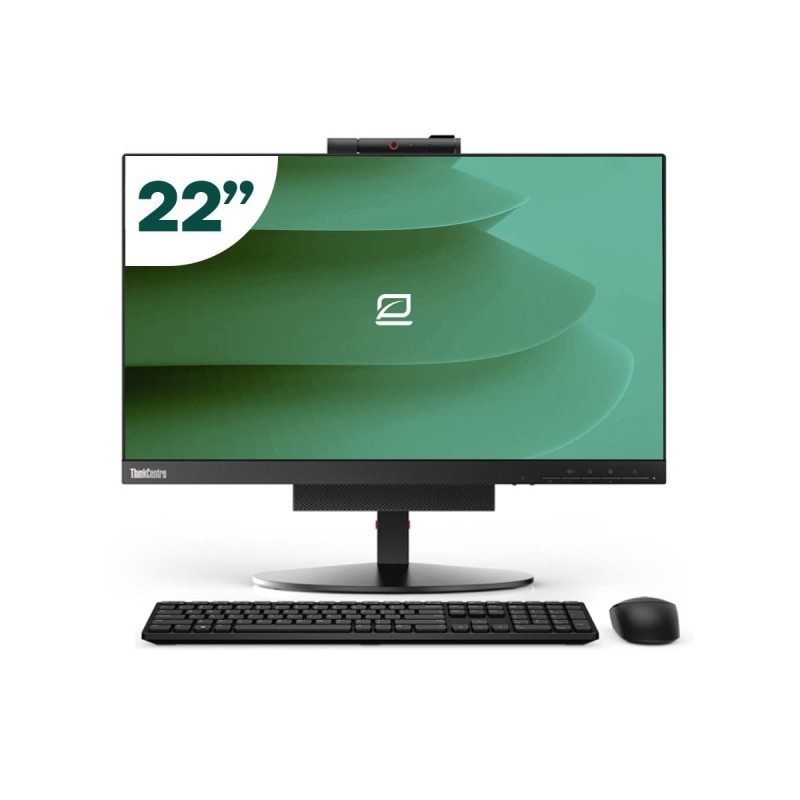 AIO Lenovo M75Q G1 Tiny AMD Ryzen 3 22" Todo en Uno + Teclado y Ratón + WiFi USB