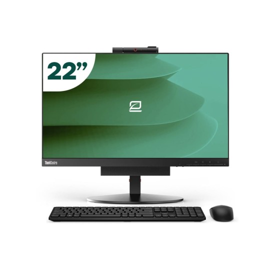 AIO Lenovo M75Q G1 Tiny AMD Ryzen 3 22" Todo en Uno + Teclado y Ratón + WiFi USB