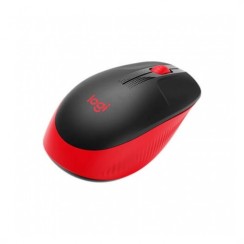 Logitech M190 Wireless Rojo Ratón Inalámbrico Ergonómico