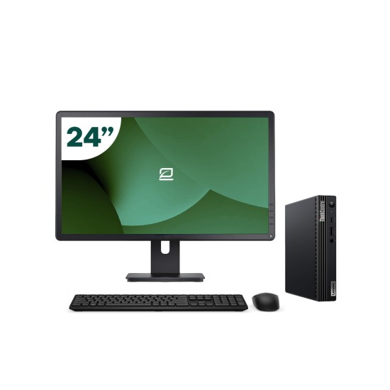 Pack Lenovo M75Q G2 Tiny AMD Ryzen 3 + Monitor 24" + Teclado/Ratón + WiFi USB