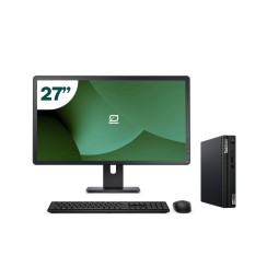 Pack Lenovo M75Q G2 Tiny AMD Ryzen 3 + Monitor 27" + Teclado/Ratón + WiFi USB