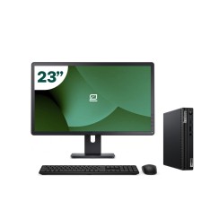 Pack Lenovo M80q Tiny i5 10500T + Monitor 23" + Teclado/Ratón + WiFi USB