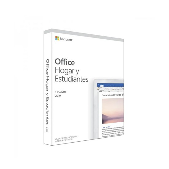 Microsoft Office Hogar y Estudiantes 2019 Físico