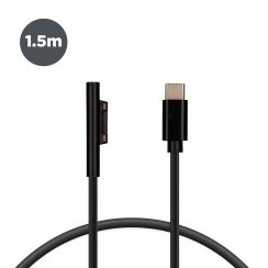Cable Tipo C 1,5M a Microsoft Surface Pro 3/4/5/6, Surface Laptop/Laptop 2/Go/Studio USB-C, Nuevo 