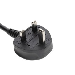 Cable de Alimentación Schuko a C13 3 Clavijas para PC y Monitor