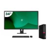 Pack Lenovo M720q Tiny i5 9500T 8GB SSD 512GB + LCD 34" + Tecl y Ratón Inalámbrico + WiFi