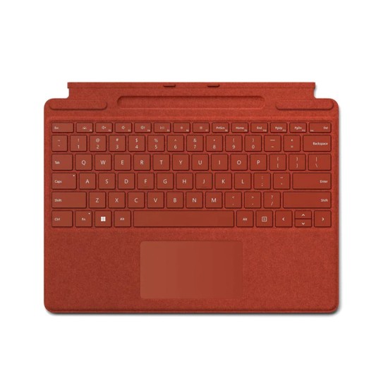 Microsoft Teclado Surface Pro X, Pro 8 y Pro 9 Rojo