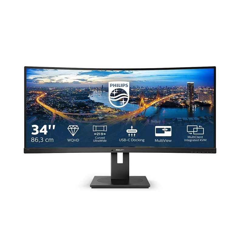 Monitor Philips 346B1C Outlet 34" Curvo WQHD USB-C