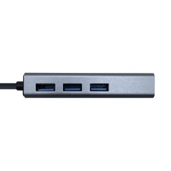 Aisens A106-0401 USB 3.0 a Gigabit Ethernet + HUB 3xUSB