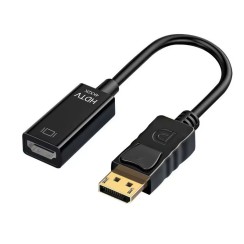 Adaptador DisplayPort a HDMI 4K UHD | DP Macho a HDMI Hembra