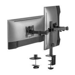 Aisens DT32TSR-149 Soporte 2 Monitores 17"-32" 9kg/Brazo