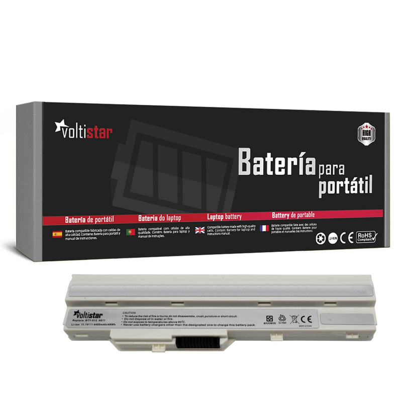 BATERÍA PARA PORTÁTIL LG X110 X-110 BTY-S11 BTY-S12 BLANCA BATERÍA PARA PORTÁTIL LG X110 X-110 BTY-S11 BTY-S12 BLANCA