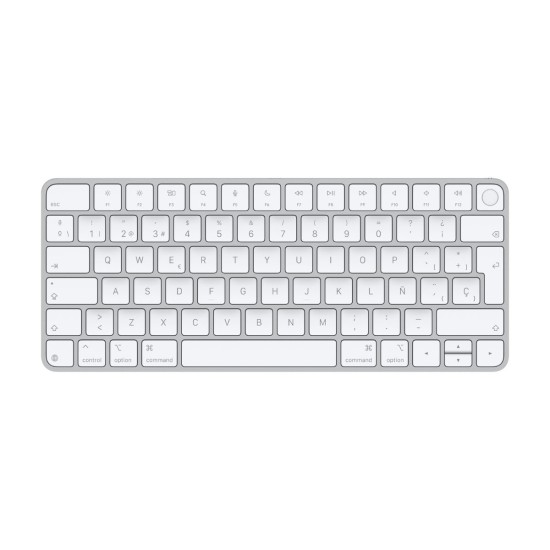 Apple Magic Keyboard A2449 Inglés UK Touch ID Plata