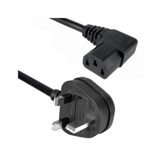 Cable de alimentación Schuko C13 UK de 3 clavijas, Cable C13 Cable de alimentación Schuko C13 UK de 3 clavijas, Cable C13