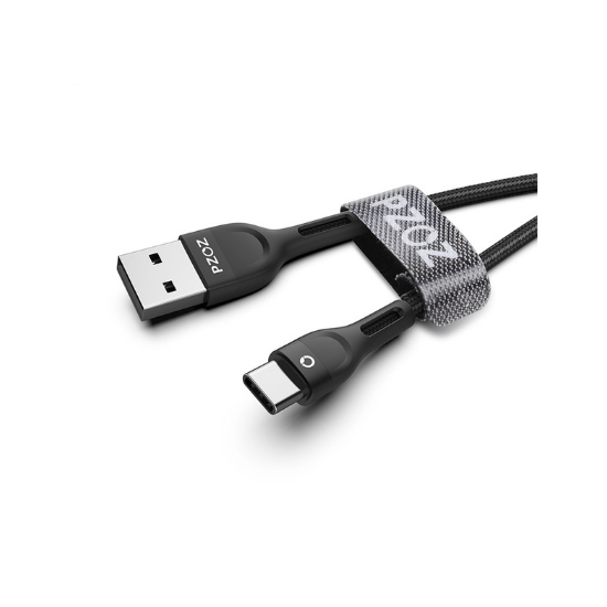 Cable USB Tipo C 1M 3A PZOZ Carga rápida Quick Charge Aluminio