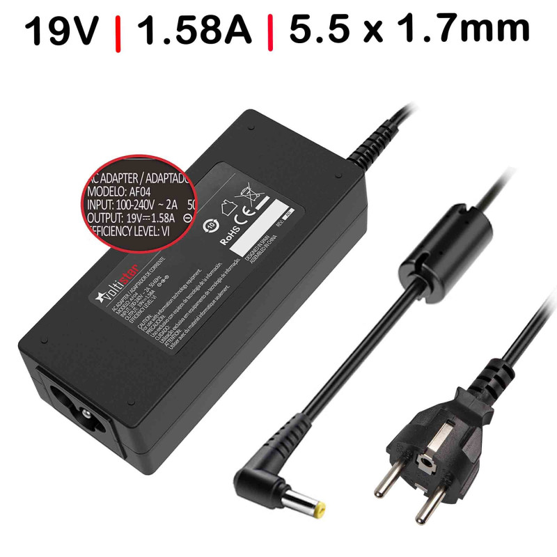CARGADOR PARA PORTÁTIL ACER ONE 19V 1.58A 30W CARGADOR PARA PORTÁTIL ACER ONE 19V 1.58A 30W