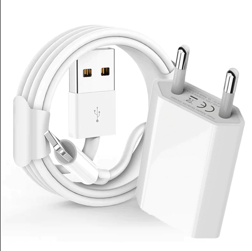 Automático O Transformador Cargador + Cable Lightning USB para iPhone 7 - ECOportatil.es