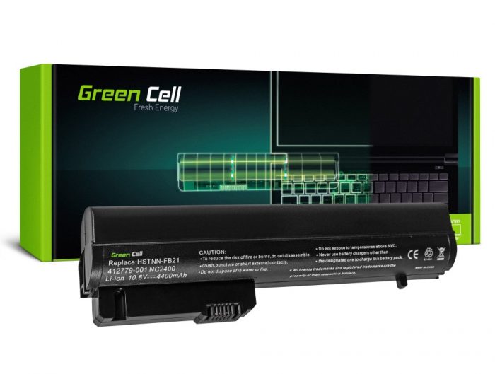 Green Cell Batería para HP Compaq 2510p nc2400 2530p 2540p / 11.1V 4400mAh