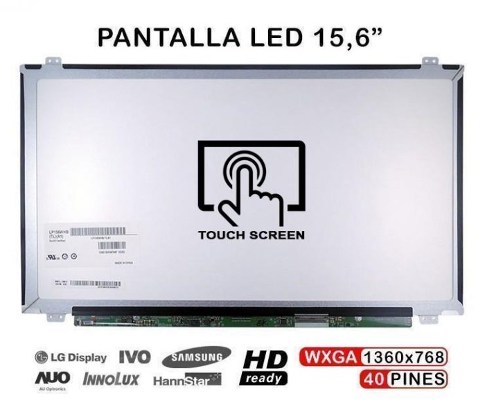 PANTALLA TÁCTIL PARA PORTÁTIL LTN156AT40 15.6" 40 PINES