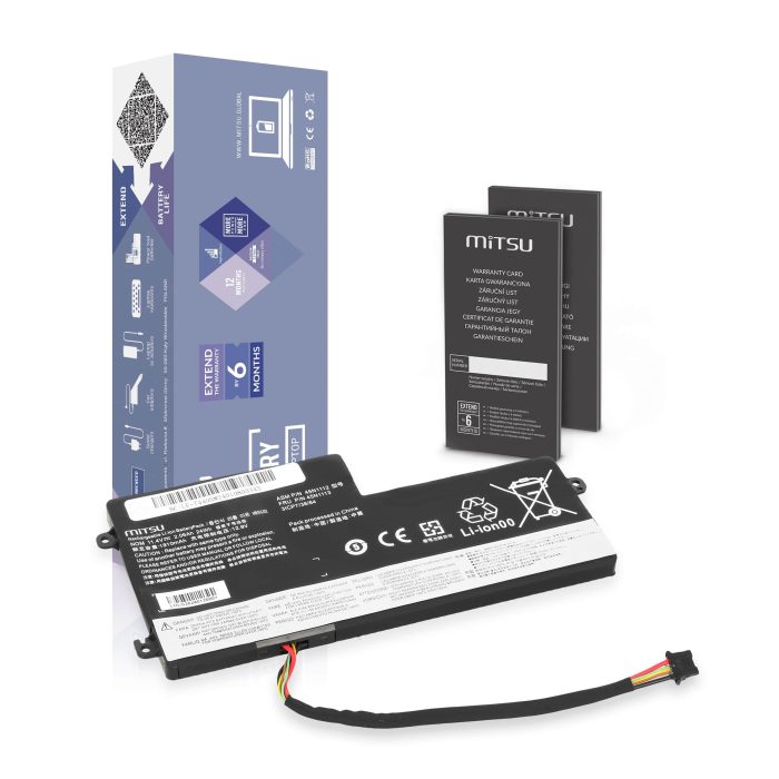 Mitsu Batería para Lenovo ThinkPad T440s / 11.4V 2160 mAh